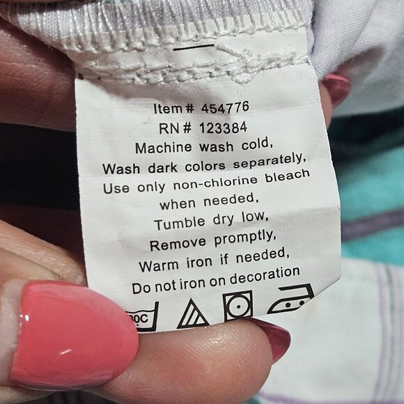 Roxy Womens Turquoise & White Plaid Bermuda Shorts Size 8 Cotton Blend - Picture 5 of 15